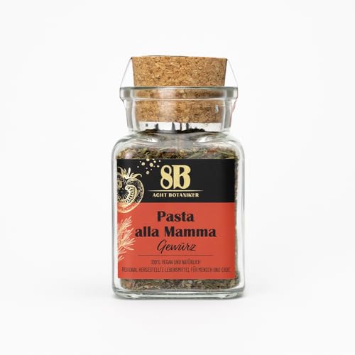 Acht Botaniker vom Hof Bodengut – Gewürzmischungen mit Charakter | Aus eigenem Anbau, handgemacht & naturrein | Direkt vom Feld in die Küche, Pasta alla Mamma 56g Glas Acht Botaniker vom Hof Bodengut – Gewürzmischungen mit Charakter | Aus eigenem Anbau, handgemacht & naturrein | Direkt vom Feld in die Küche, Pasta alla Mamma 56g Glas von Acht Botaniker