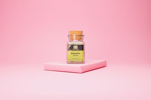 Acht Botaniker vom Hof Bodengut – Kräutermischungen aus naturbelassenen Zutaten – Handgemacht in Deutschland – Ohne Zusatzstoffe – Vegan und nachhaltig verpackt, Rosmarin 48g Glas Acht Botaniker vom Hof Bodengut – Kräutermischungen aus naturbelassenen Zutaten – Handgemacht in Deutschland – Ohne Zusatzstoffe – Vegan und nachhaltig verpackt, Rosmarin 48g Glas von Acht Botaniker