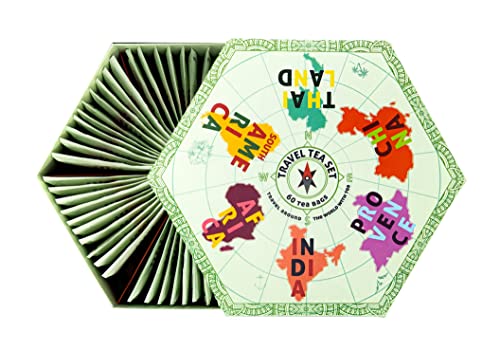 ACORUS | Reise Tee Set - Weltreise Ihrer Träume mit Einer Auswahl an Tees, die Sie Noch nie Zuvor Gekostet Haben | Natürliche Tee Geschenkset | Kräutertee, Früchtetee | Teebox mit 60 Teebeutel ACORUS | Reise Tee Set - Weltreise Ihrer Träume mit Einer Auswahl an Tees, die Sie Noch nie Zuvor Gekostet Haben | Natürliche Tee Geschenkset | Kräutertee, Früchtetee | Teebox mit 60 Teebeutel von Acorus
