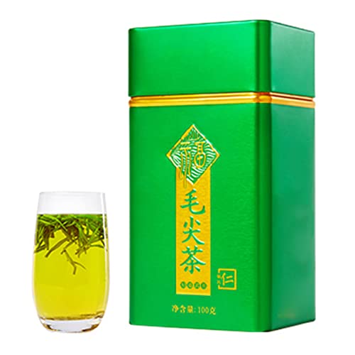 Maojian-Tee, Chinesischer Bio-Grüntee aus Dem Hochgebirge Als Geschenk für eine Gesunde Pflege, 100 G von Acouto