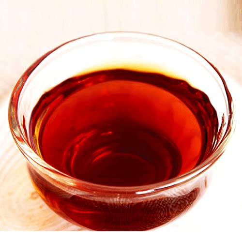 Puer-Teeblötterr-Tee-Streuverpackung, Groöblöttriger Milder Chinesischer Pu-Erh-Tee aus Yunnan, Rotbraun, Hell, Mild, Feucht, 250 G von Acouto