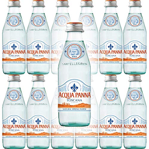 Acqua Panna Toscana Quellwasser, 250 ml Glasflasche (12 Stück, insgesamt 2,993 ml) von Acqua Panna