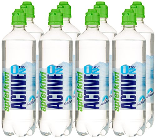 Active O2 Apfel Kiwi, 8er Pack, EINWEG (8 x 750 ml) von Active O2