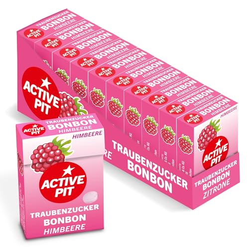 Pit Hoffmann Traubenzucker – Active Pit Traubenzucker-Bonbons Himbeere, schnelle Energie für Sportler & Denker, ideal für unterwegs – 10er-Multipack 10 x 35 g Pit Hoffmann Traubenzucker – Active Pit Traubenzucker-Bonbons Himbeere, schnelle Energie für Sportler & Denker, ideal für unterwegs – 10er-Multipack 10 x 35 g von Active Pit
