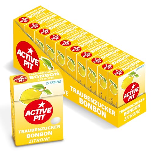 Pit Hoffmann Traubenzucker – Active Pit Traubenzucker-Bonbons Zitrone, schnelle Energie für Sportler & Denker, praktische Pocket-Form ideal für unterwegs – 10er-Multipack 10 x 35 g Pit Hoffmann Traubenzucker – Active Pit Traubenzucker-Bonbons Zitrone, schnelle Energie für Sportler & Denker, praktische Pocket-Form ideal für unterwegs – 10er-Multipack 10 x 35 g von Active Pit