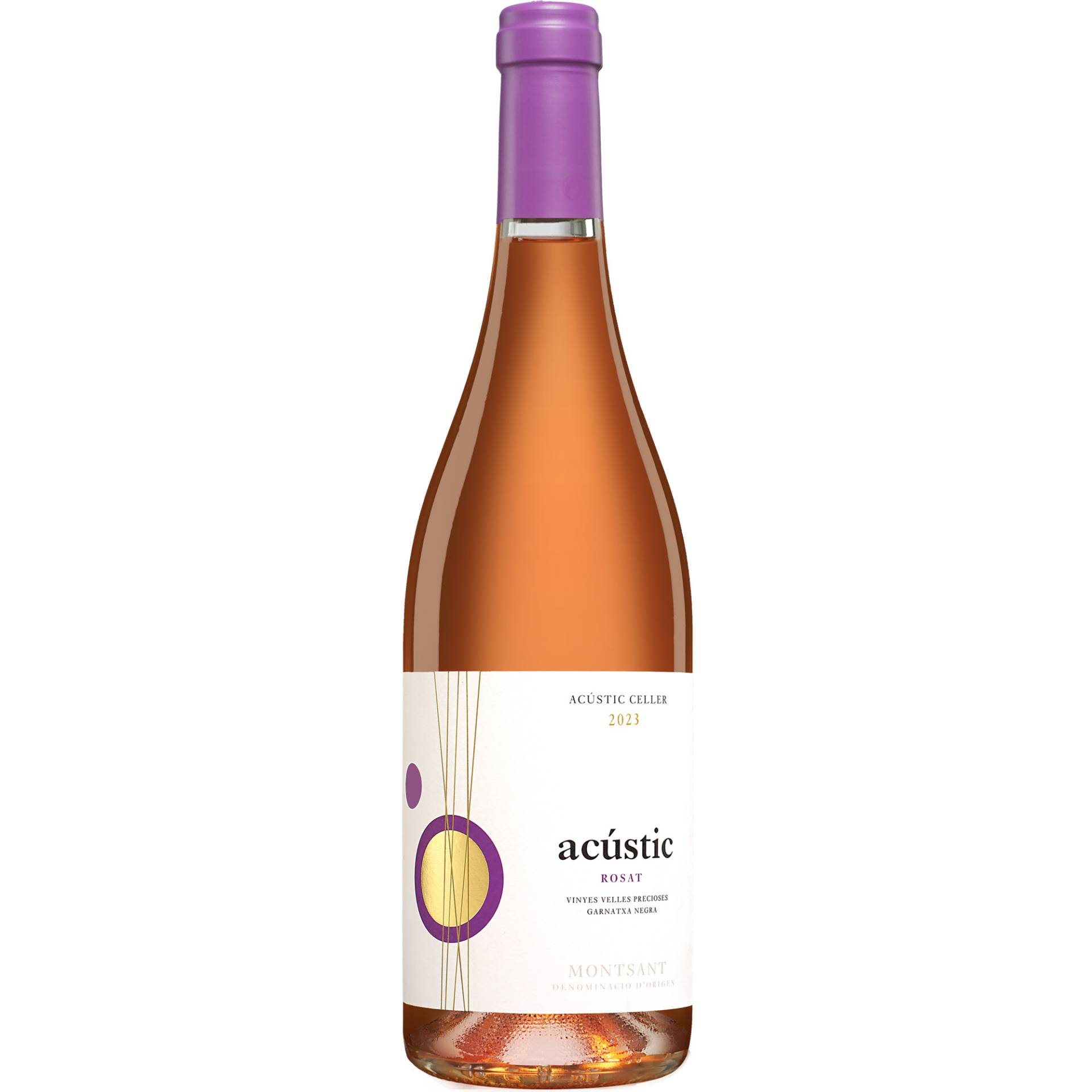 Acústic Rosat 2023  0.75L 15% Vol. Roséwein Trocken aus Spanien von Acústic Celler