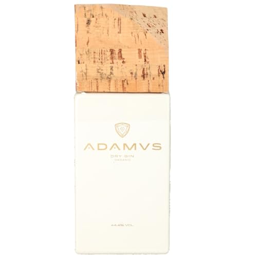 Adamus Dry Gin Organic Limited Edition 2020 44,4% Vol. 0,7l in Geschenkbox mit 2 Gläsern & Kork Untersetzer von Adamus