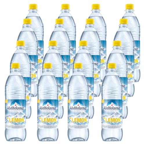 Adelholzener +Lemon Mineralwasser 16 Flaschen je 0,5l von Adelholzener