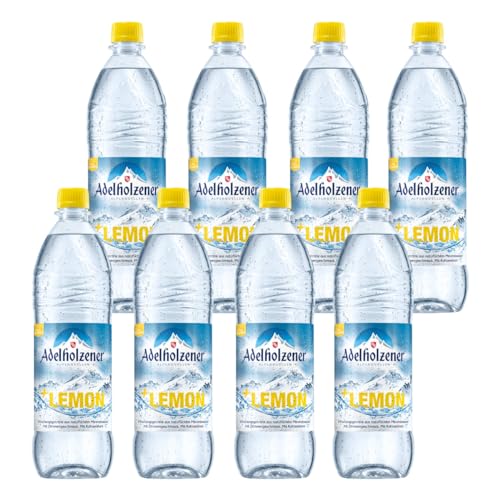 Adelholzener +Lemon Mineralwasser 8 Flaschen je 0,5l von Adelholzener