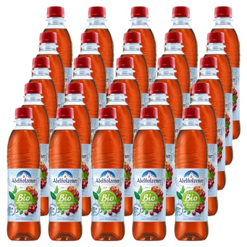 Adelholzener B I O Apfel Traubenschorle 25 Flaschen je 0,5l von Adelholzener