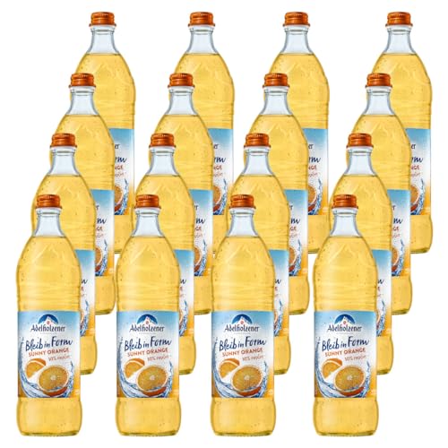 Adelholzener Bleib in Form Sunny Orange 16 Flaschen je 0,75l von Adelholzener