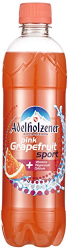 Adelholzener pink Grapefruit Sport, 18er Pack, EINWEG (18 x 500 ml) von Adelholzener