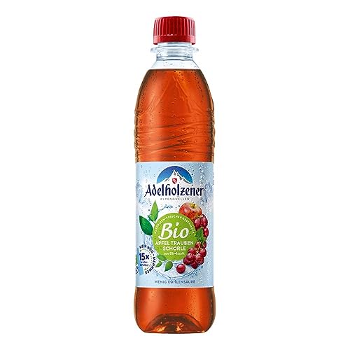 MEHRWEG Adelholzener Alpenquellen Apfel-Trauben-Schorle (500 ml) - Bio von Adelholzener