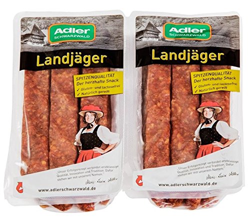 Schwarzwald Art Adler Gourmet-Landjäger 10 Paar von Adler