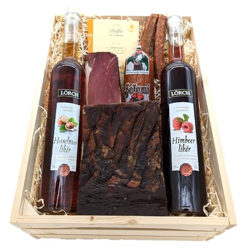 Schwarzwald Art Adler Lebensmittel Geschenkidee "Likör Kiste" 7-teilig Schwarzwald Art Adler Lebensmittel Geschenkidee "Likör Kiste" 7-teilig von Adler