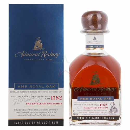 Admiral Rodney HMS ROYAL OAK Extra Old Saint Lucia Rum 40,00% 0,70 lt. von Admiral Rodney