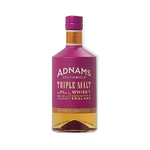 Adnams | Triple Malt Whisky | 700 ml | 47% Vol. | Blend aus drei gemälzten Getreidesorten | Noten von Röstaromen, Toffee & Cerealien | Ausdrucksstarke Mischung aus Kokos & Schokolade | Komplexes Aroma Adnams | Triple Malt Whisky | 700 ml | 47% Vol. | Blend aus drei gemälzten Getreidesorten | Noten von Röstaromen, Toffee & Cerealien | Ausdrucksstarke Mischung aus Kokos & Schokolade | Komplexes Aroma von Adnams