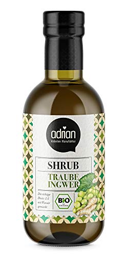 Adrian Shrub Traube Ingwer Bio von adrian Kiderlen Manufaktur