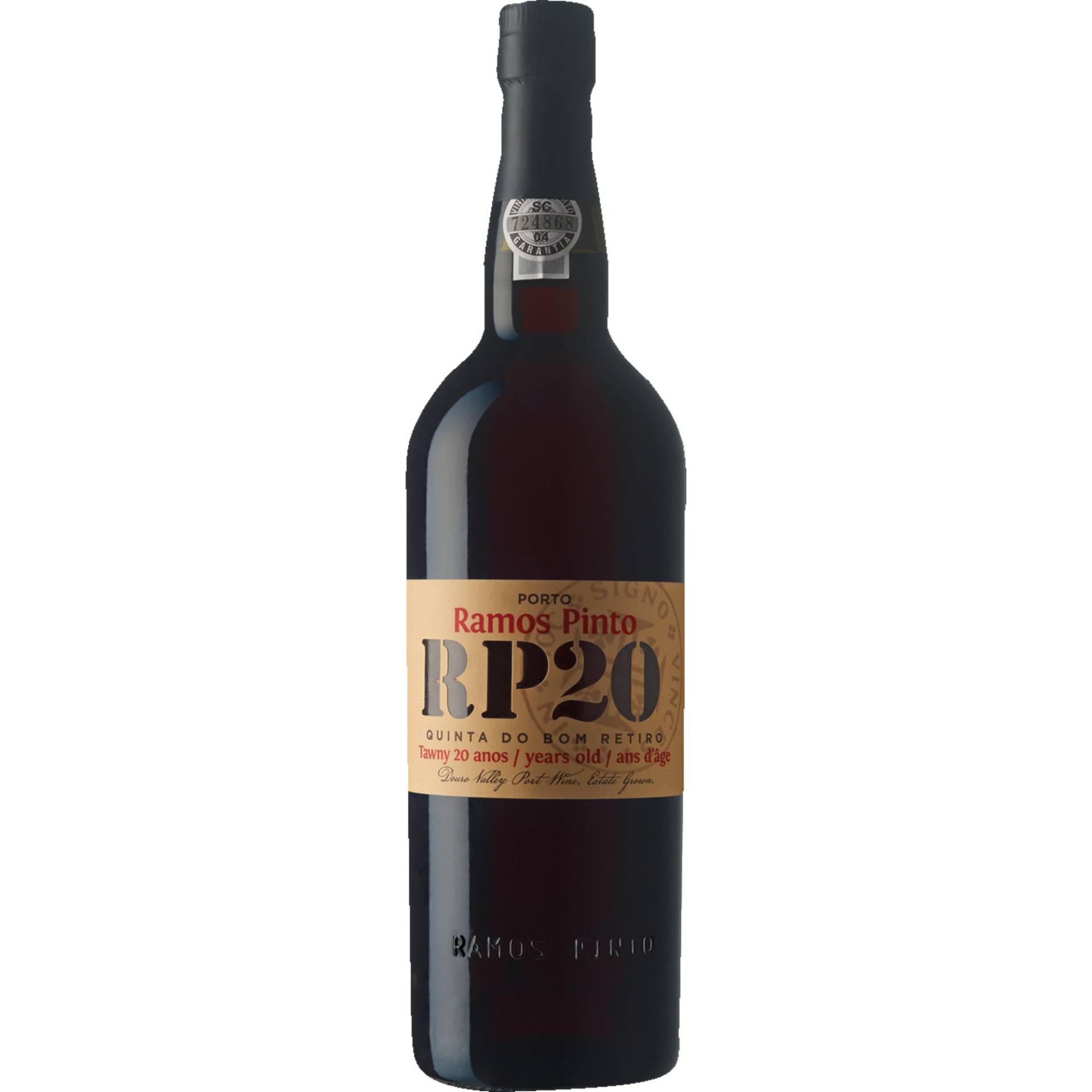 Ramos Pinto Tawny Port 20 YO Quinta do Bom-Retiro, Vinho do Port DOC, 0,75 L, 20,5 % Vol., Douro, Spirituosen von Adriano Ramos-Pinto Vinhos SA Apartado 1320 4401-554 VILA NOVA DE GAIA PT