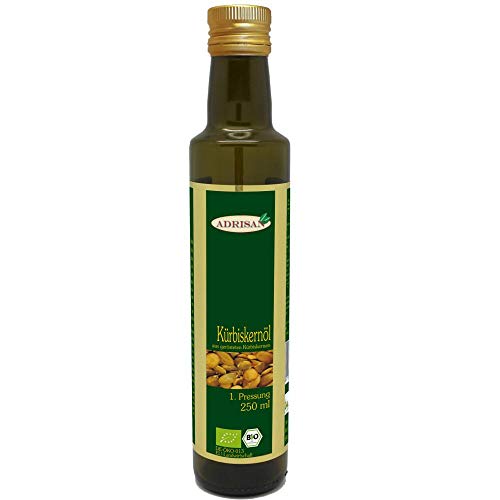 Adrisan Kürbiskernöl 1. Pressung bio*, 250 ml von Adrisan