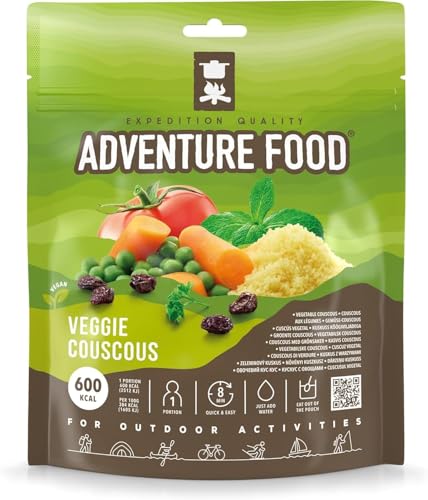 Gefriergetrocknete Mahlzeit - Couscous mit Gemüse - Expedition Quality von Adventure Food