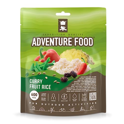 Gefriergetrocknete Mahlzeit - Curryreis mit Früchten - Expedition Quality von Adventure Food