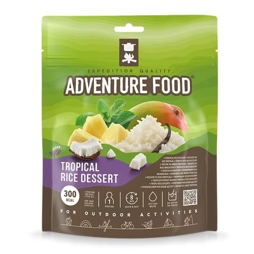 Gefriergetrocknete Mahlzeit - Dessert mit tropischem Reis - Expedition Quality von Adventure Food