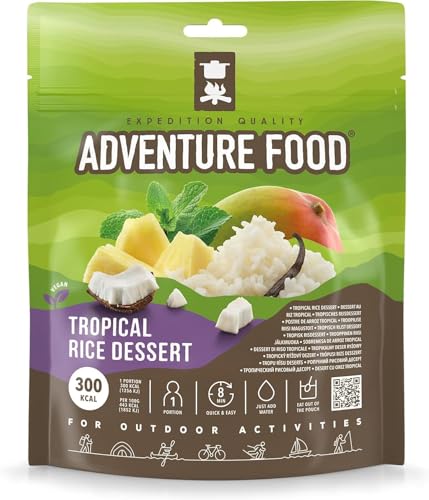 Gefriergetrocknete Mahlzeit - Dessert mit tropischem Reis - Expedition Quality von Adventure Food