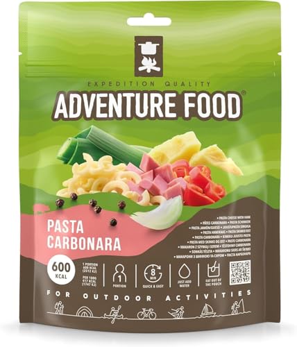 Gefriergetrocknete Mahlzeit - Pasta Carbonara - Expeditionsqualität von Adventure Food