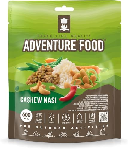 Gefriergetrocknete Mahlzeit - Reis mit Cashewnüssen - Expedition Quality von Adventure Food