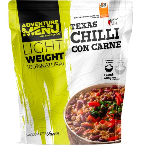 Adventure Menu - Chili Con Carne | 105 g (dehydriert), Gourment Mahlzeit für unterwegs & daheim Adventure Menu - Chili Con Carne | 105 g (dehydriert), Gourment Mahlzeit für unterwegs & daheim von Adventure Menu