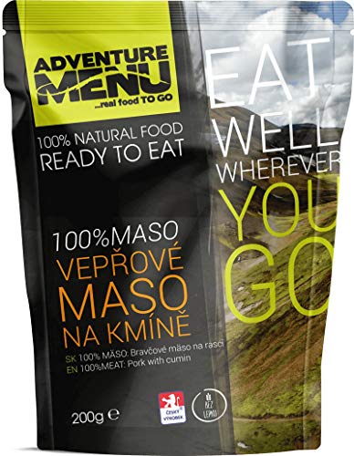 Adventure Menu Outdoor Essen 100% Fleisch: Schweinefleisch mit Kümmel Adventure Menu Outdoor Essen 100% Fleisch: Schweinefleisch mit Kümmel von ADVENTURE MENU...real food TO GO