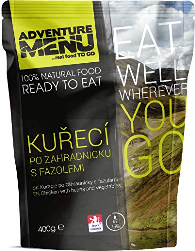 Adventure Menu Outdoor Essen Hühnchen auf Gärtnerart mit Bohnen Adventure Menu Outdoor Essen Hühnchen auf Gärtnerart mit Bohnen von ADVENTURE MENU...real food TO GO