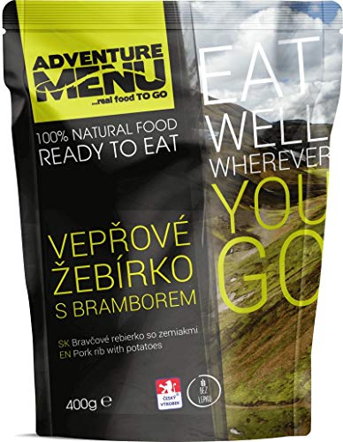 Adventure Menu Outdoor Essen Schweinskotelett mit Kartoffeln Adventure Menu Outdoor Essen Schweinskotelett mit Kartoffeln von Adventure Menu