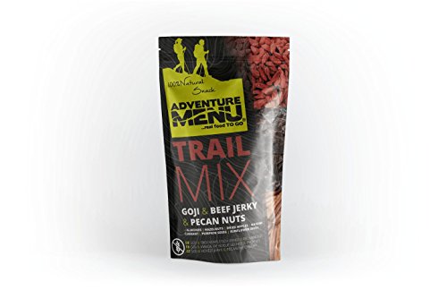 Adventure Menu - Trailmix - Goji | beef JERKY | Pecannüsse 100g Adventure Menu - Trailmix - Goji | beef JERKY | Pecannüsse 100g von Adventure Menu