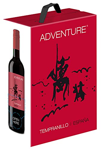 Adventure Tempranillo Vino Tinto de Espana trocken Bag-in-Box (1 x 3 l) | 3 l (1er Pack) von Adventure