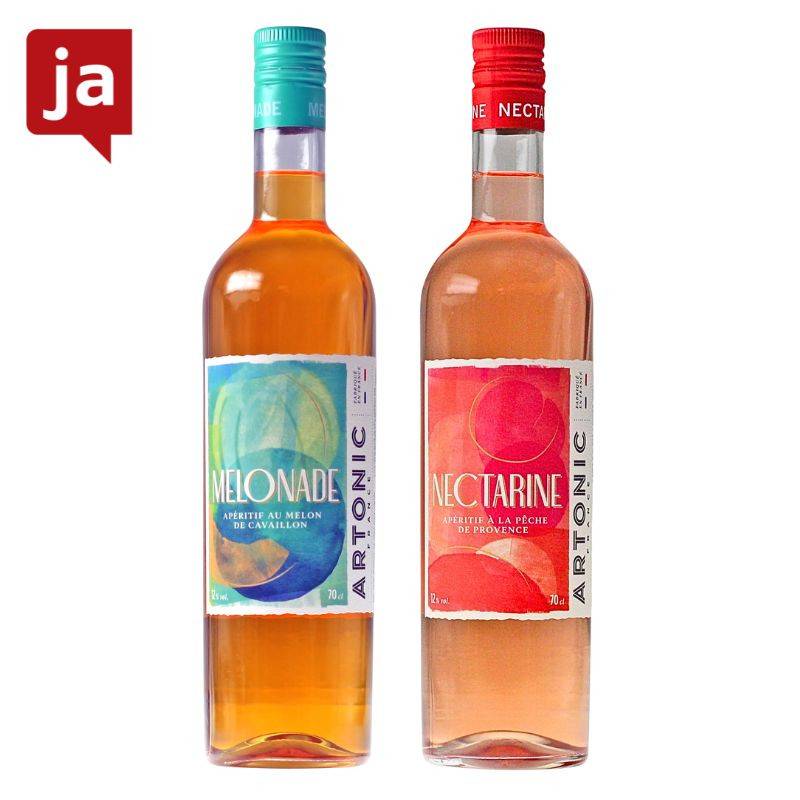 Artonic Aperitif Probierset Melonade, Nectarine 0,7 L 12% vol von Artonic