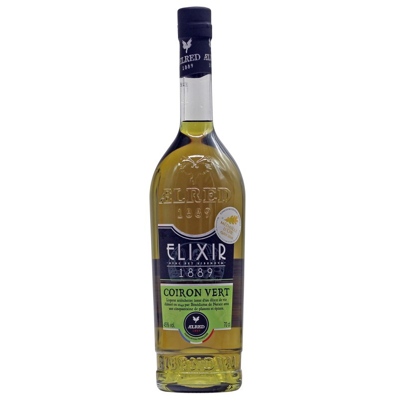 Aelred Elixir du Coiron Vert 1889 0,7 L 45% vol Aelred Elixir du Coiron Vert 1889 0,7 L 45% vol von Aelred