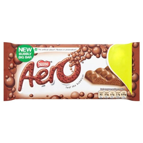 AERO Giant Milk Block 105g (Packung 15) von Aero