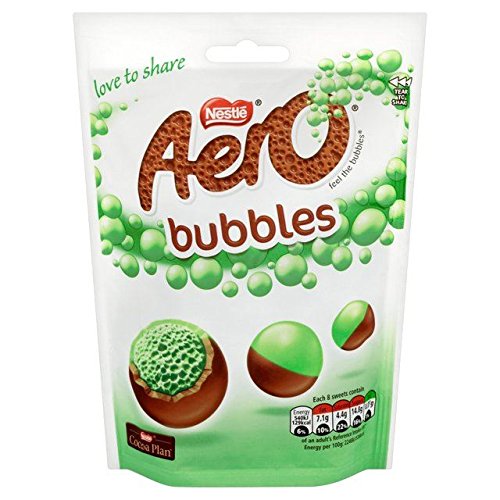 Aero Blasen Minze Schokolade Beutel 113G Aero Blasen Minze Schokolade Beutel 113G von Aero