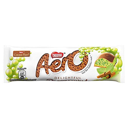 Aero Bubbly Pfefferminze Riegel - 36g - Einzelpackung von Aero