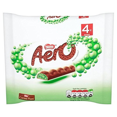 Aero Schokolade Minze Klobig Bars Multipack 4 X 27G Aero Schokolade Minze Klobig Bars Multipack 4 X 27G von Aero