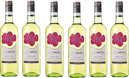 Affentaler Winzer "Blütenedition" Riesling QW lieblich & fruchtig (6 x 0,75l) von Affentaler Winzer eG