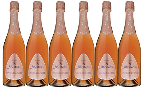 Affentaler Winzer Pinot Rosé Sekt trocken Naturkork (6 x 0,75L) von Affentaler Winzer eG