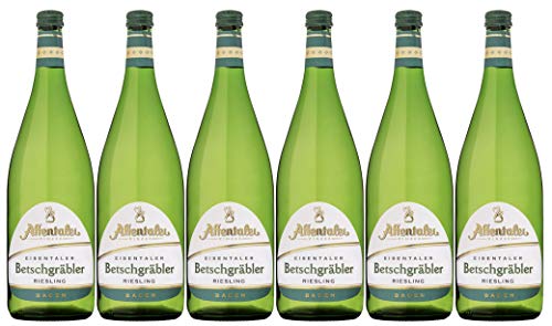 Affentaler Winzer Winzer-Edition Eisentaler Betschgräbler Riesling QW halbtrocken (6 x 1,0L) von Affentaler Winzer eG