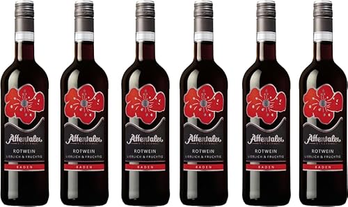 Affentaler Winzer "Blütenedition" Rotwein QW lieblich & fruchtig (6 x 0,75l) von Affentaler Winzer eG