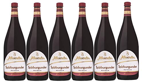 Affentaler Winzer Winzer-Edition Spätburgunder Rotwein QW halbtrocken (6 x 1,0L) von Affentaler Winzer eG