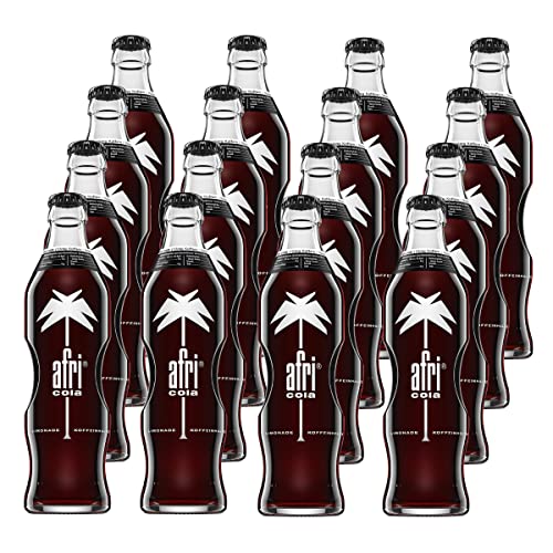 Afri Cola Limonade 10mg Koffein 16 Flaschen je 0,33l inkl. Mehrweg Pfand von Afri
