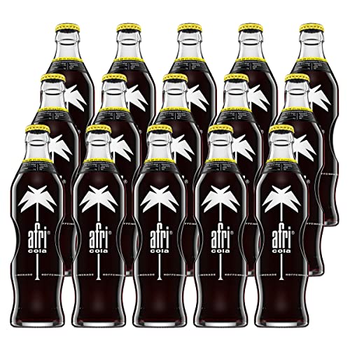 Afri Cola Limonade 25mg Koffein 15 Flaschen je 0,33l von Afri