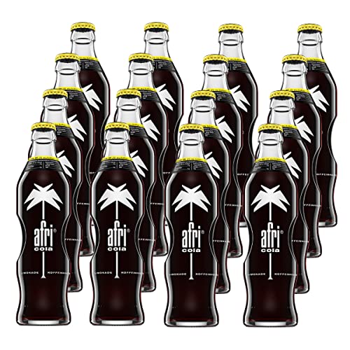 Afri Cola Limonade 25mg Koffein 16 Flaschen je 0,33l von Afri